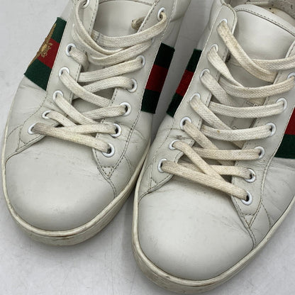 【現状渡し品】【メンズ】 GUCCI グッチ ACE BEE EMBROIDERED SNEAKERS 429446 エース ビー スニーカー 靴 183-260803-as-25-izu サイズ：9 カラー：ホワイト 万代Net店