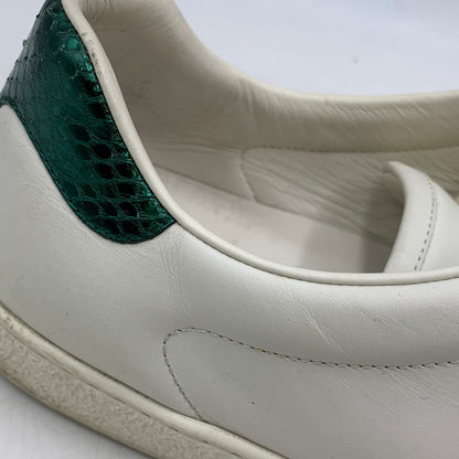 【現状渡し品】【メンズ】 GUCCI グッチ ACE BEE EMBROIDERED SNEAKERS 429446 エース ビー スニーカー 靴 183-260803-as-25-izu サイズ：9 カラー：ホワイト 万代Net店