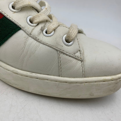 【現状渡し品】【メンズ】 GUCCI グッチ ACE BEE EMBROIDERED SNEAKERS 429446 エース ビー スニーカー 靴 183-260803-as-25-izu サイズ：9 カラー：ホワイト 万代Net店
