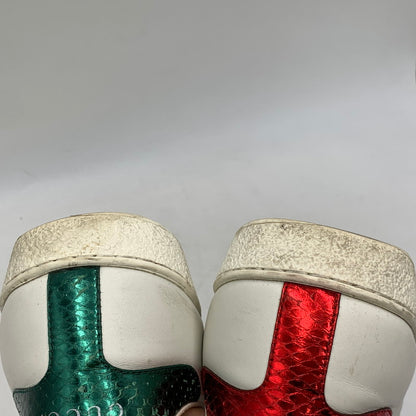 【現状渡し品】【メンズ】 GUCCI グッチ ACE BEE EMBROIDERED SNEAKERS 429446 エース ビー スニーカー 靴 183-260803-as-25-izu サイズ：9 カラー：ホワイト 万代Net店