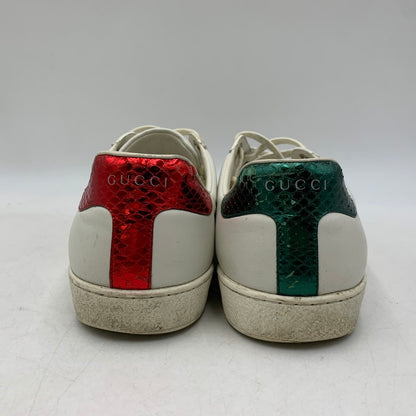【現状渡し品】【メンズ】 GUCCI グッチ ACE BEE EMBROIDERED SNEAKERS 429446 エース ビー スニーカー 靴 183-260803-as-25-izu サイズ：9 カラー：ホワイト 万代Net店