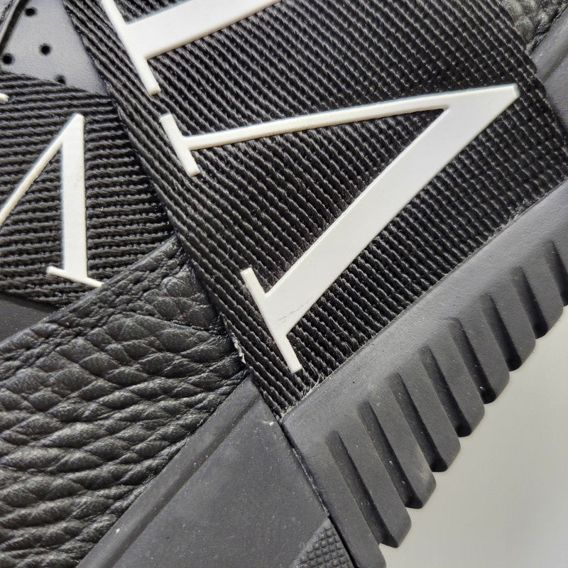 【中古品】【メンズ】 Valentino Garavani ヴァレンティノ・ガラヴァーニ VLTN ALLOVER PRINT HI CUT SNEAKERS TVE03Y2 オールオーバープリント ハイカット スニーカー 靴 183-260801-as-06-izu サイズ：43 カラー：ブラック 万代Net店