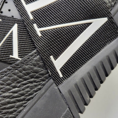 【中古品】【メンズ】 Valentino Garavani ヴァレンティノ・ガラヴァーニ VLTN ALLOVER PRINT HI CUT SNEAKERS TVE03Y2 オールオーバープリント ハイカット スニーカー 靴 183-260801-as-06-izu サイズ：43 カラー：ブラック 万代Net店