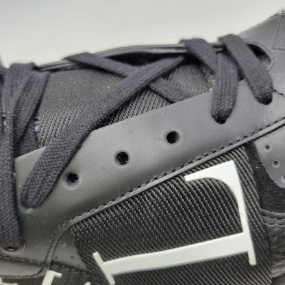 【中古品】【メンズ】 Valentino Garavani ヴァレンティノ・ガラヴァーニ VLTN ALLOVER PRINT HI CUT SNEAKERS TVE03Y2 オールオーバープリント ハイカット スニーカー 靴 183-260801-as-06-izu サイズ：43 カラー：ブラック 万代Net店
