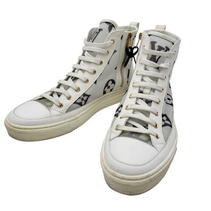 【中古品】【メンズ】 LOUIS VUITTON ルイ・ヴィトン STELLAR SNEAKER BOOT ステラー スニーカー ブーツ シューズ 靴 179-260801-as-03-izu サイズ：42 カラー：ホワイト 万代Net店