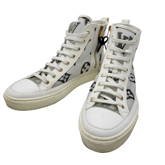 【中古品】【メンズ】 LOUIS VUITTON ルイ・ヴィトン STELLAR SNEAKER BOOT ステラー スニーカー ブーツ シューズ 靴 179-260801-as-03-izu サイズ：42 カラー：ホワイト 万代Net店