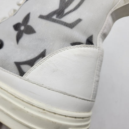 【中古品】【メンズ】 LOUIS VUITTON ルイ・ヴィトン STELLAR SNEAKER BOOT ステラー スニーカー ブーツ シューズ 靴 179-260801-as-03-izu サイズ：42 カラー：ホワイト 万代Net店