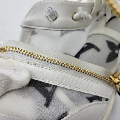 【中古品】【メンズ】 LOUIS VUITTON ルイ・ヴィトン STELLAR SNEAKER BOOT ステラー スニーカー ブーツ シューズ 靴 179-260801-as-03-izu サイズ：42 カラー：ホワイト 万代Net店
