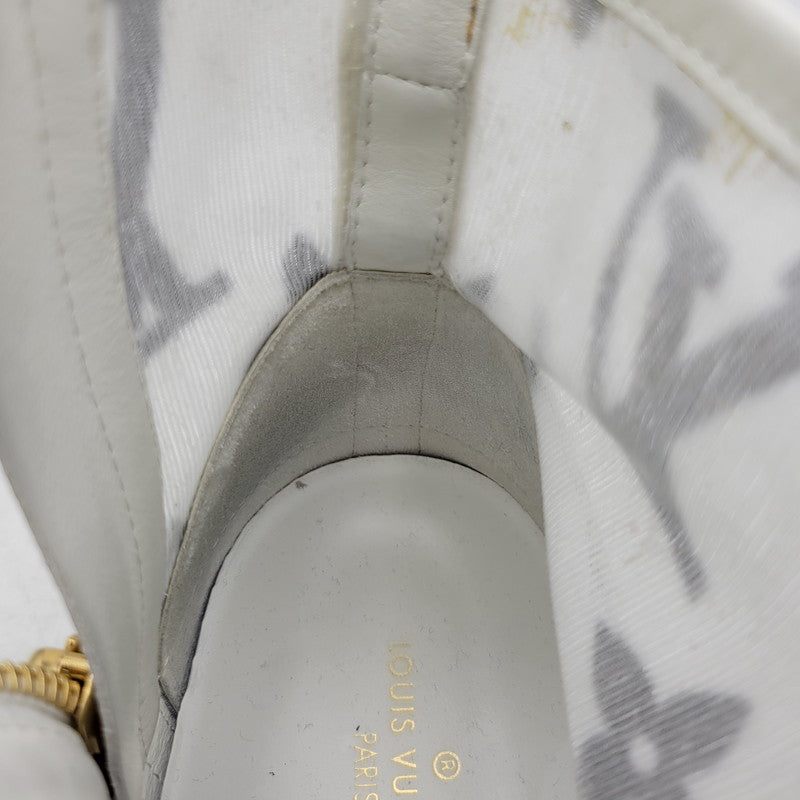 【中古品】【メンズ】 LOUIS VUITTON ルイ・ヴィトン STELLAR SNEAKER BOOT ステラー スニーカー ブーツ シューズ 靴 179-260801-as-03-izu サイズ：42 カラー：ホワイト 万代Net店