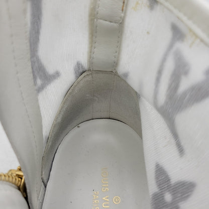 【中古品】【メンズ】 LOUIS VUITTON ルイ・ヴィトン STELLAR SNEAKER BOOT ステラー スニーカー ブーツ シューズ 靴 179-260801-as-03-izu サイズ：42 カラー：ホワイト 万代Net店