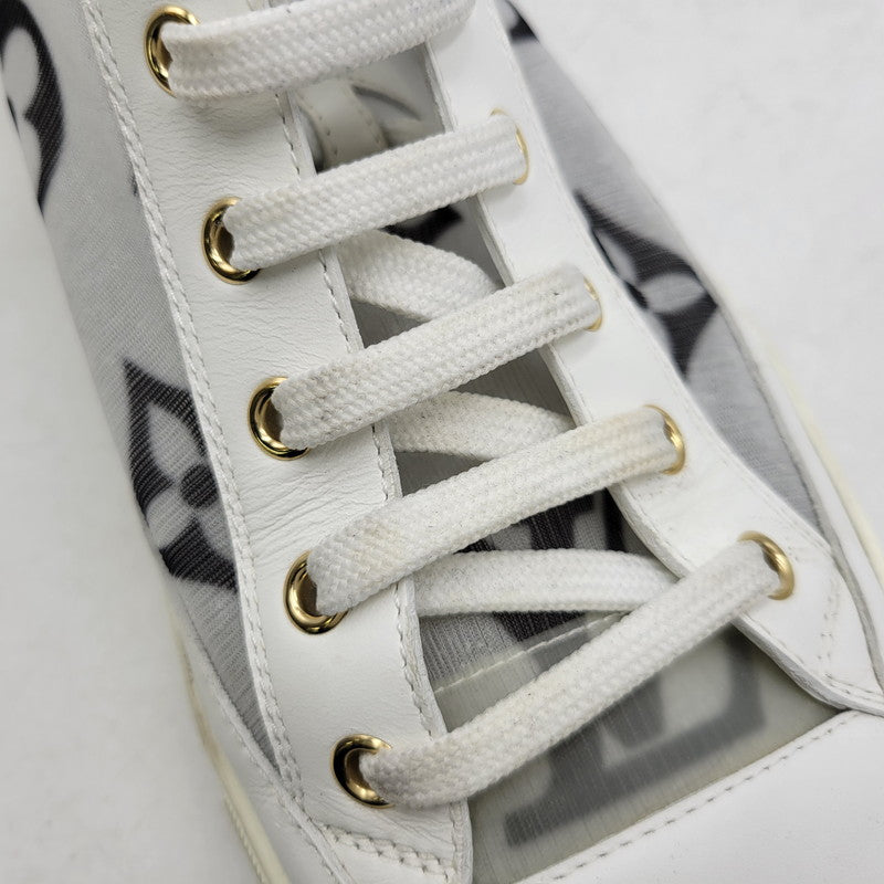 【中古品】【メンズ】 LOUIS VUITTON ルイ・ヴィトン STELLAR SNEAKER BOOT ステラー スニーカー ブーツ シューズ 靴 179-260801-as-03-izu サイズ：42 カラー：ホワイト 万代Net店