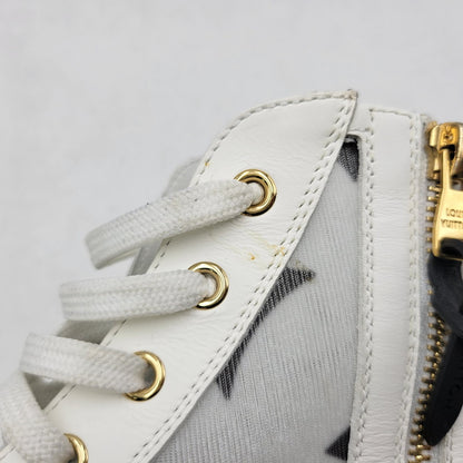 【中古品】【メンズ】 LOUIS VUITTON ルイ・ヴィトン STELLAR SNEAKER BOOT ステラー スニーカー ブーツ シューズ 靴 179-260801-as-03-izu サイズ：42 カラー：ホワイト 万代Net店