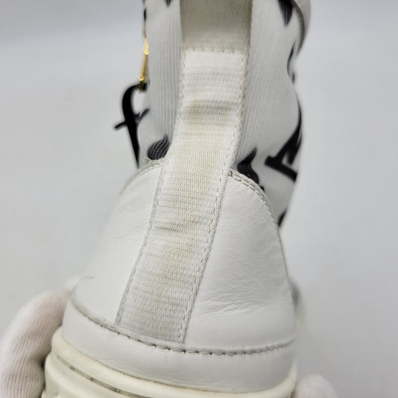 【中古品】【メンズ】 LOUIS VUITTON ルイ・ヴィトン STELLAR SNEAKER BOOT ステラー スニーカー ブーツ シューズ 靴 179-260801-as-03-izu サイズ：42 カラー：ホワイト 万代Net店