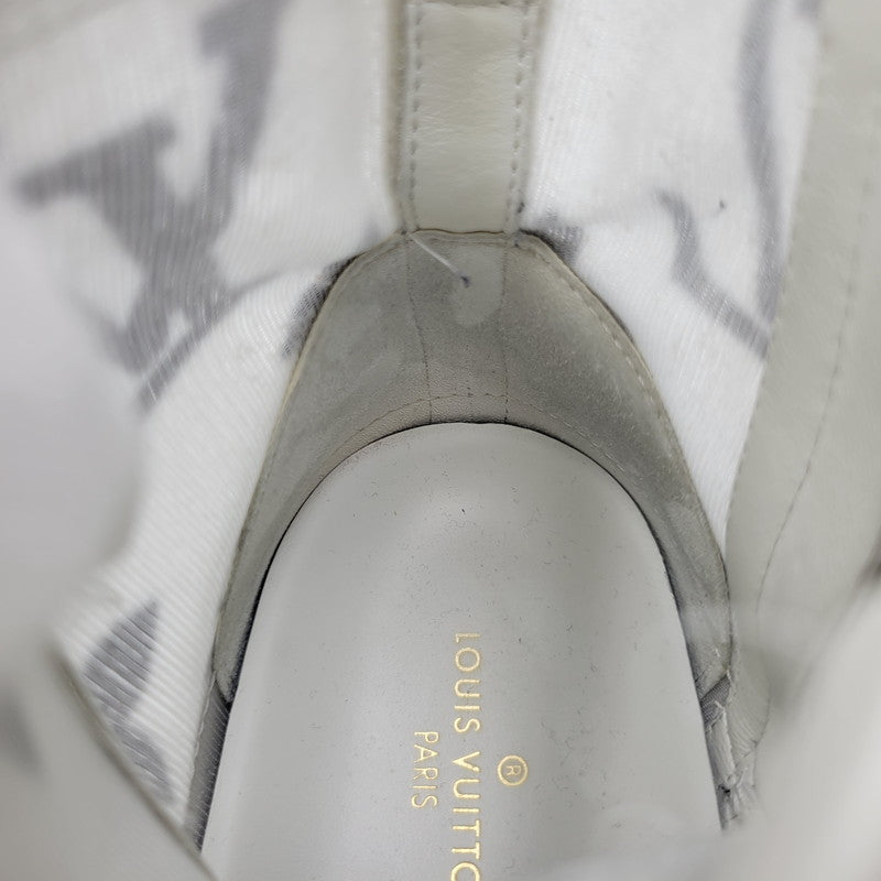 【中古品】【メンズ】 LOUIS VUITTON ルイ・ヴィトン STELLAR SNEAKER BOOT ステラー スニーカー ブーツ シューズ 靴 179-260801-as-03-izu サイズ：42 カラー：ホワイト 万代Net店