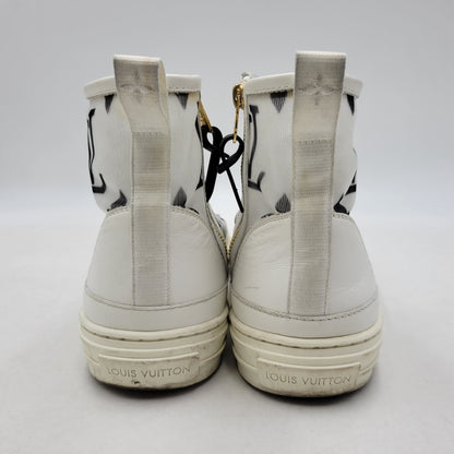 【中古品】【メンズ】 LOUIS VUITTON ルイ・ヴィトン STELLAR SNEAKER BOOT ステラー スニーカー ブーツ シューズ 靴 179-260801-as-03-izu サイズ：42 カラー：ホワイト 万代Net店