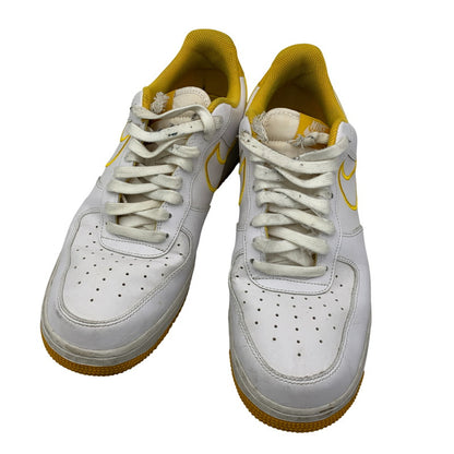 【現状渡し品】【メンズ】 NIKE ナイキ AIR FORCE 1 07 LTHR AJ7280-101 エアフォース 1 07 レザー スニーカー 靴 160-260803-as-24-izu サイズ：28cm カラー：WHITE/YELLOW OCHRE 万代Net店