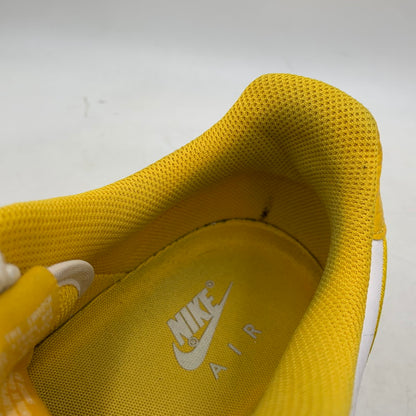 【現状渡し品】【メンズ】 NIKE ナイキ AIR FORCE 1 07 LTHR AJ7280-101 エアフォース 1 07 レザー スニーカー 靴 160-260803-as-24-izu サイズ：28cm カラー：WHITE/YELLOW OCHRE 万代Net店