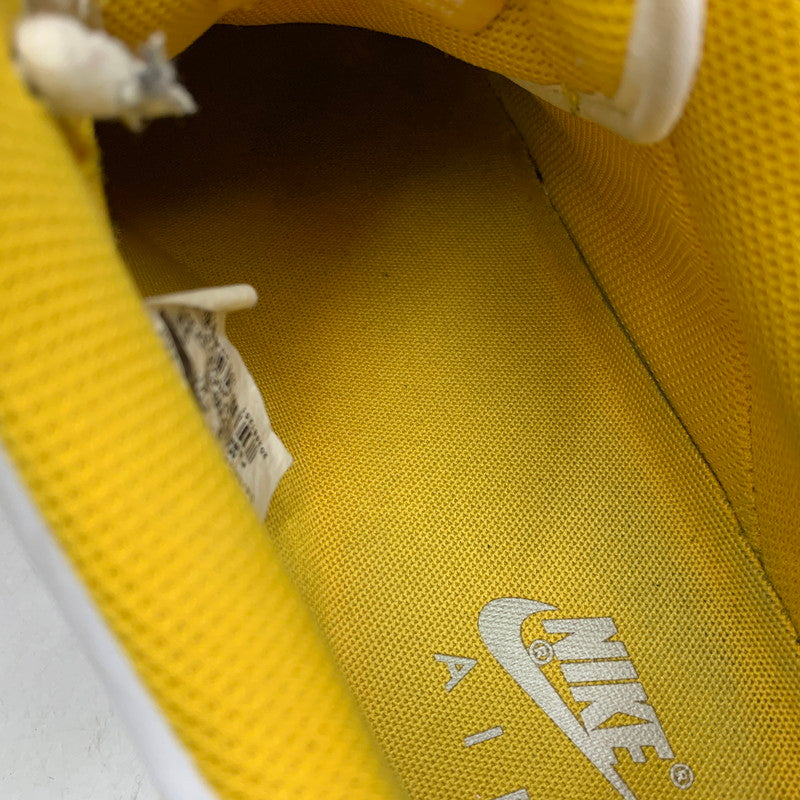 【現状渡し品】【メンズ】 NIKE ナイキ AIR FORCE 1 07 LTHR AJ7280-101 エアフォース 1 07 レザー スニーカー 靴 160-260803-as-24-izu サイズ：28cm カラー：WHITE/YELLOW OCHRE 万代Net店