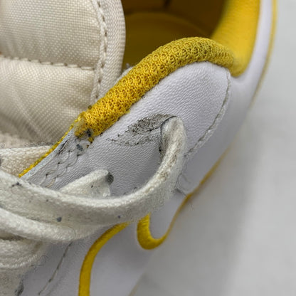 【現状渡し品】【メンズ】 NIKE ナイキ AIR FORCE 1 07 LTHR AJ7280-101 エアフォース 1 07 レザー スニーカー 靴 160-260803-as-24-izu サイズ：28cm カラー：WHITE/YELLOW OCHRE 万代Net店