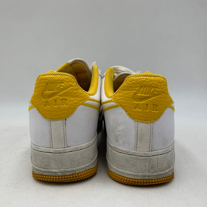 【現状渡し品】【メンズ】 NIKE ナイキ AIR FORCE 1 07 LTHR AJ7280-101 エアフォース 1 07 レザー スニーカー 靴 160-260803-as-24-izu サイズ：28cm カラー：WHITE/YELLOW OCHRE 万代Net店