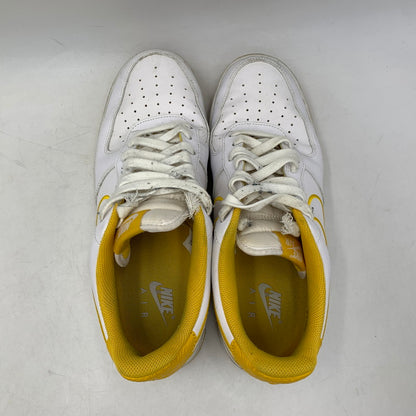 【現状渡し品】【メンズ】 NIKE ナイキ AIR FORCE 1 07 LTHR AJ7280-101 エアフォース 1 07 レザー スニーカー 靴 160-260803-as-24-izu サイズ：28cm カラー：WHITE/YELLOW OCHRE 万代Net店