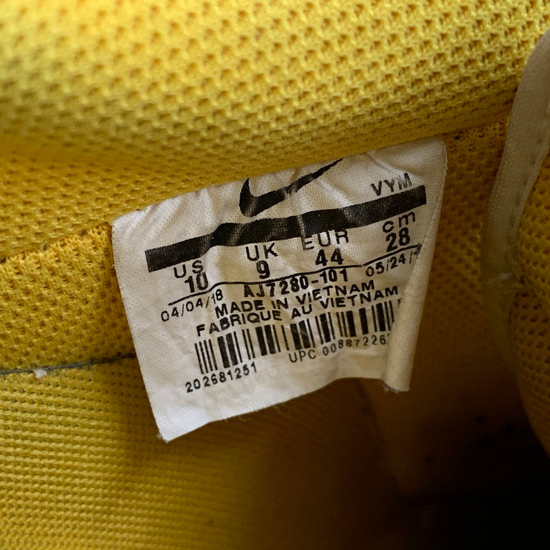 【現状渡し品】【メンズ】 NIKE ナイキ AIR FORCE 1 07 LTHR AJ7280-101 エアフォース 1 07 レザー スニーカー 靴 160-260803-as-24-izu サイズ：28cm カラー：WHITE/YELLOW OCHRE 万代Net店