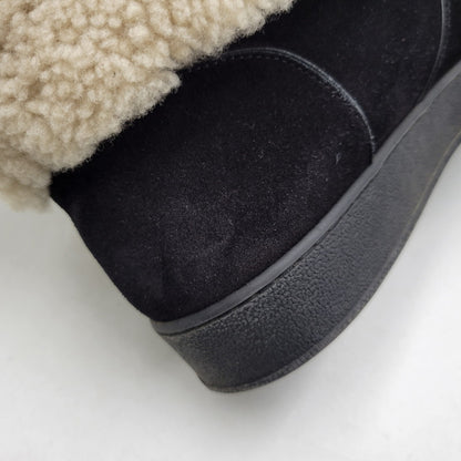【中古品】【メンズ】 LOUIS VUITTON ルイ・ヴィトン SNOW DROP FLAT ANKLE BOOTS スノードロップ フラット アンクルブーツ シューズ 靴 179-260801-as-02-izu サイズ：42 カラー：ブラック×ベージュ 万代Net店