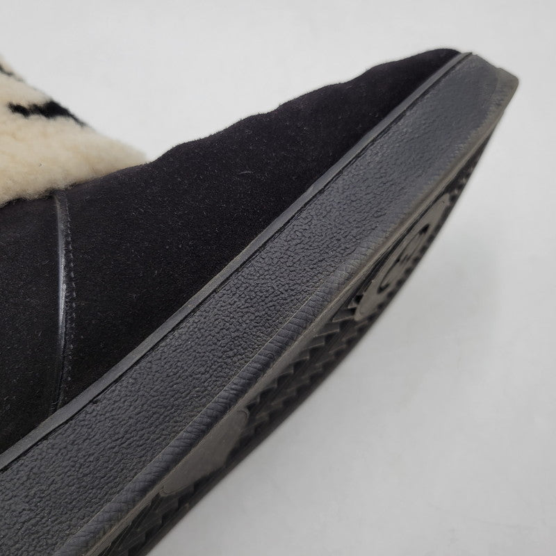 【中古品】【メンズ】 LOUIS VUITTON ルイ・ヴィトン SNOW DROP FLAT ANKLE BOOTS スノードロップ フラット アンクルブーツ シューズ 靴 179-260801-as-02-izu サイズ：42 カラー：ブラック×ベージュ 万代Net店