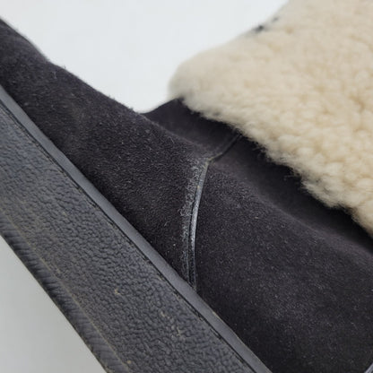 【中古品】【メンズ】 LOUIS VUITTON ルイ・ヴィトン SNOW DROP FLAT ANKLE BOOTS スノードロップ フラット アンクルブーツ シューズ 靴 179-260801-as-02-izu サイズ：42 カラー：ブラック×ベージュ 万代Net店