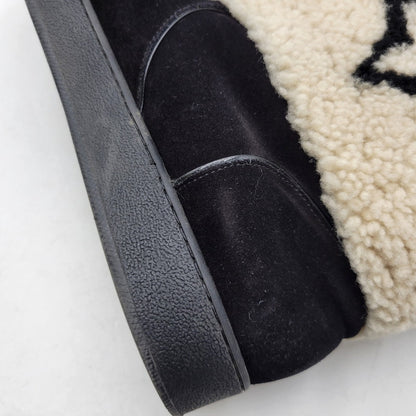 【中古品】【メンズ】 LOUIS VUITTON ルイ・ヴィトン SNOW DROP FLAT ANKLE BOOTS スノードロップ フラット アンクルブーツ シューズ 靴 179-260801-as-02-izu サイズ：42 カラー：ブラック×ベージュ 万代Net店