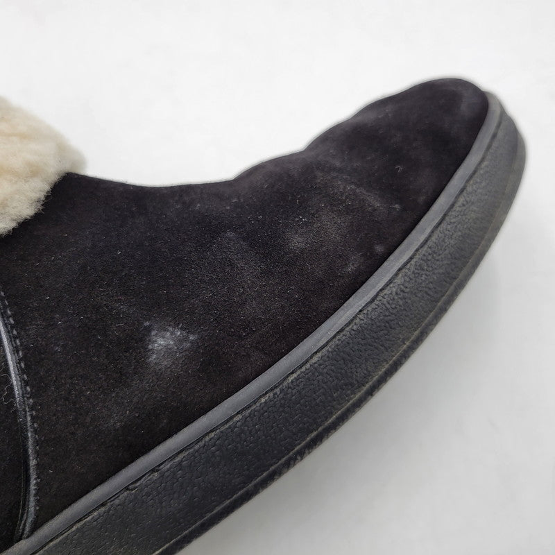 【中古品】【メンズ】 LOUIS VUITTON ルイ・ヴィトン SNOW DROP FLAT ANKLE BOOTS スノードロップ フラット アンクルブーツ シューズ 靴 179-260801-as-02-izu サイズ：42 カラー：ブラック×ベージュ 万代Net店