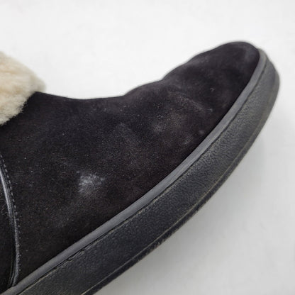 【中古品】【メンズ】 LOUIS VUITTON ルイ・ヴィトン SNOW DROP FLAT ANKLE BOOTS スノードロップ フラット アンクルブーツ シューズ 靴 179-260801-as-02-izu サイズ：42 カラー：ブラック×ベージュ 万代Net店