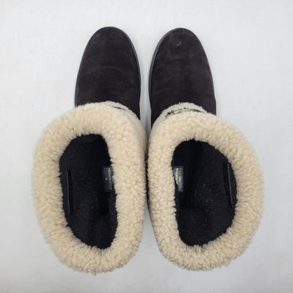 【中古品】【メンズ】 LOUIS VUITTON ルイ・ヴィトン SNOW DROP FLAT ANKLE BOOTS スノードロップ フラット アンクルブーツ シューズ 靴 179-260801-as-02-izu サイズ：42 カラー：ブラック×ベージュ 万代Net店