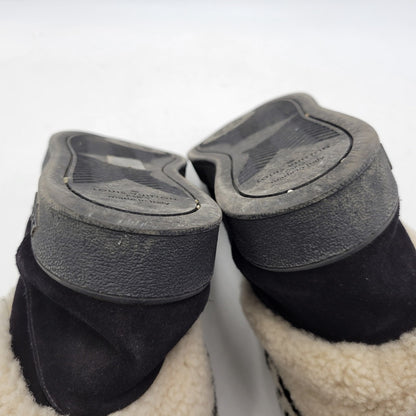 【中古品】【メンズ】 LOUIS VUITTON ルイ・ヴィトン SNOW DROP FLAT ANKLE BOOTS スノードロップ フラット アンクルブーツ シューズ 靴 179-260801-as-02-izu サイズ：42 カラー：ブラック×ベージュ 万代Net店