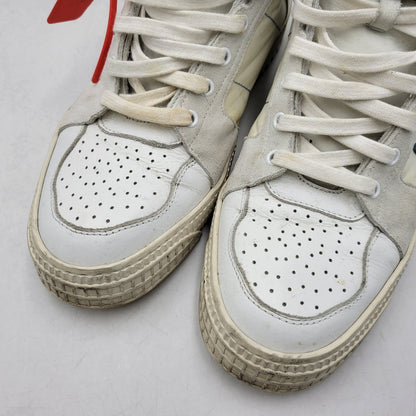 【中古品】【メンズ】 OFF-WHITE オフホワイト WHITE HI TOP SNEAKERS ホワイト ハイ トップ スニーカー 靴 162-260801-as-05-izu サイズ：42 カラー：ホワイト系 万代Net店