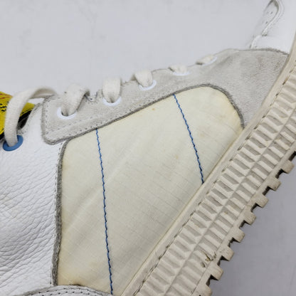 【中古品】【メンズ】 OFF-WHITE オフホワイト WHITE HI TOP SNEAKERS ホワイト ハイ トップ スニーカー 靴 162-260801-as-05-izu サイズ：42 カラー：ホワイト系 万代Net店