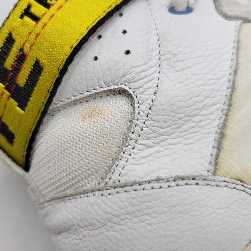 【中古品】【メンズ】 OFF-WHITE オフホワイト WHITE HI TOP SNEAKERS ホワイト ハイ トップ スニーカー 靴 162-260801-as-05-izu サイズ：42 カラー：ホワイト系 万代Net店