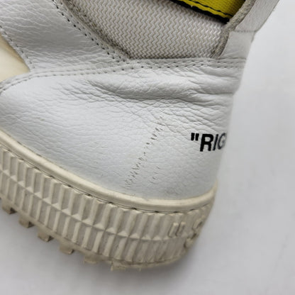 【中古品】【メンズ】 OFF-WHITE オフホワイト WHITE HI TOP SNEAKERS ホワイト ハイ トップ スニーカー 靴 162-260801-as-05-izu サイズ：42 カラー：ホワイト系 万代Net店