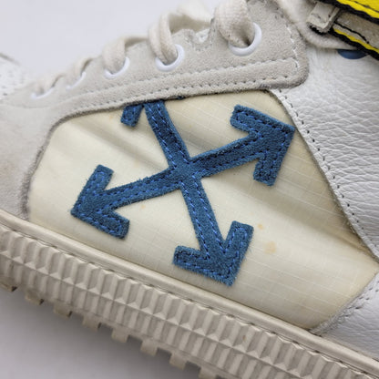 【中古品】【メンズ】 OFF-WHITE オフホワイト WHITE HI TOP SNEAKERS ホワイト ハイ トップ スニーカー 靴 162-260801-as-05-izu サイズ：42 カラー：ホワイト系 万代Net店