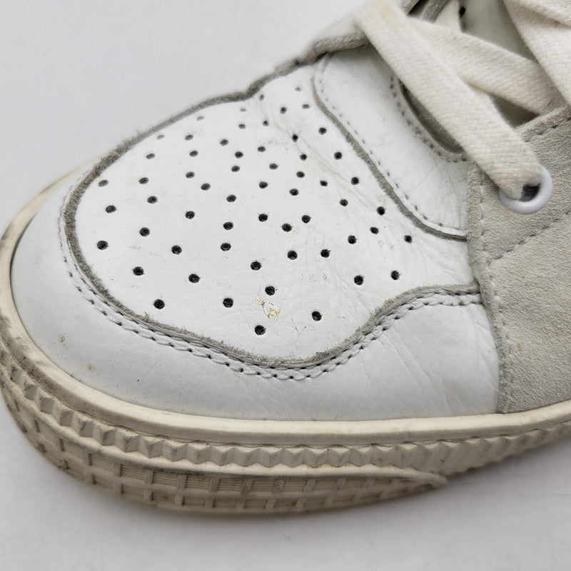 【中古品】【メンズ】 OFF-WHITE オフホワイト WHITE HI TOP SNEAKERS ホワイト ハイ トップ スニーカー 靴 162-260801-as-05-izu サイズ：42 カラー：ホワイト系 万代Net店