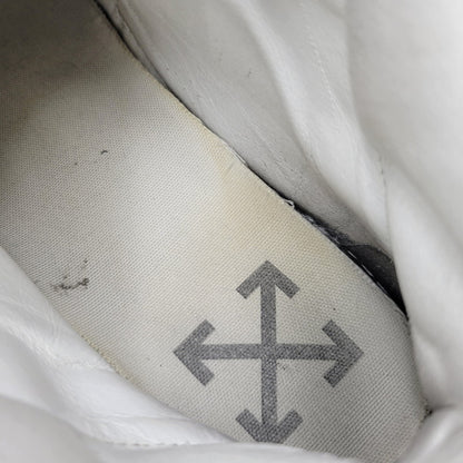 【中古品】【メンズ】 OFF-WHITE オフホワイト WHITE HI TOP SNEAKERS ホワイト ハイ トップ スニーカー 靴 162-260801-as-05-izu サイズ：42 カラー：ホワイト系 万代Net店