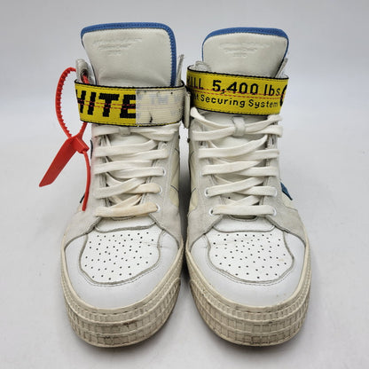 【中古品】【メンズ】 OFF-WHITE オフホワイト WHITE HI TOP SNEAKERS ホワイト ハイ トップ スニーカー 靴 162-260801-as-05-izu サイズ：42 カラー：ホワイト系 万代Net店