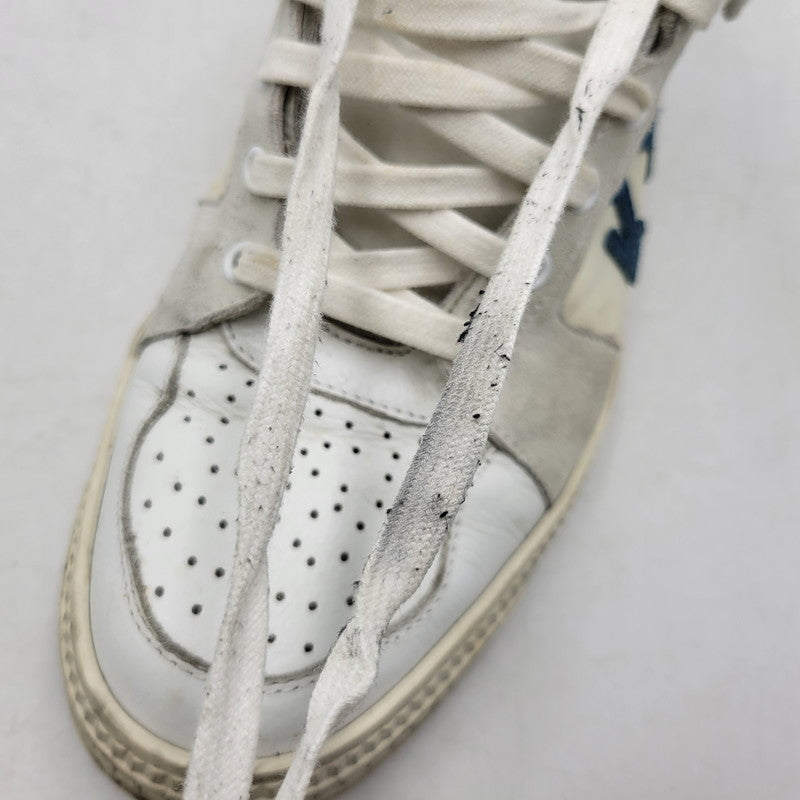 【中古品】【メンズ】 OFF-WHITE オフホワイト WHITE HI TOP SNEAKERS ホワイト ハイ トップ スニーカー 靴 162-260801-as-05-izu サイズ：42 カラー：ホワイト系 万代Net店