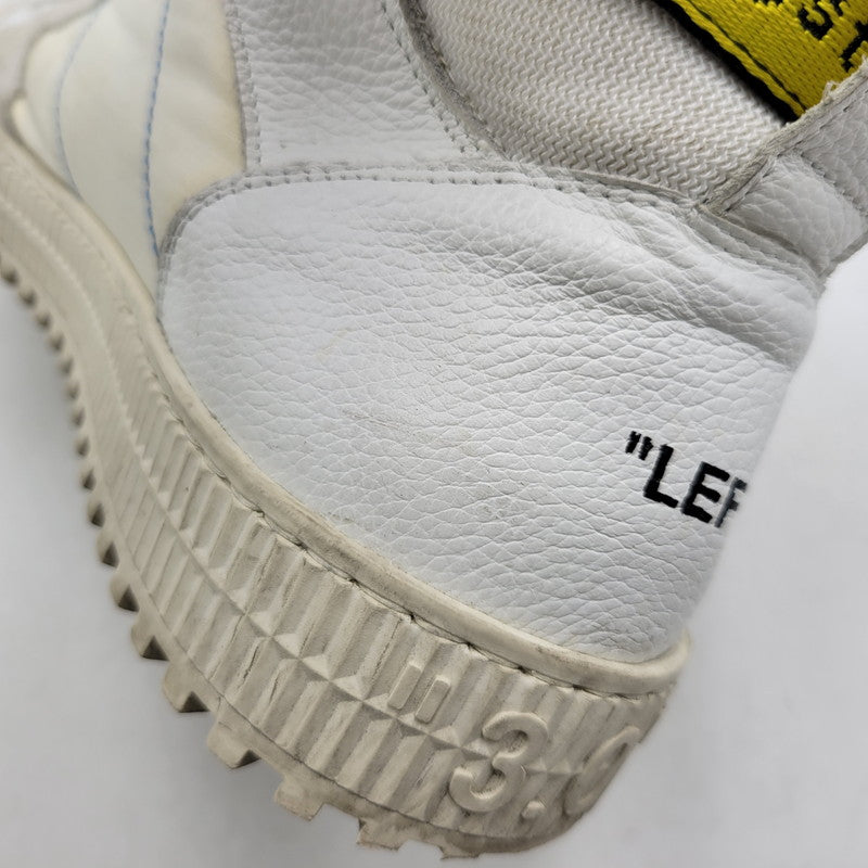【中古品】【メンズ】 OFF-WHITE オフホワイト WHITE HI TOP SNEAKERS ホワイト ハイ トップ スニーカー 靴 162-260801-as-05-izu サイズ：42 カラー：ホワイト系 万代Net店