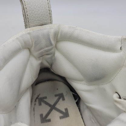 【中古品】【メンズ】 OFF-WHITE オフホワイト WHITE HI TOP SNEAKERS ホワイト ハイ トップ スニーカー 靴 162-260801-as-05-izu サイズ：42 カラー：ホワイト系 万代Net店