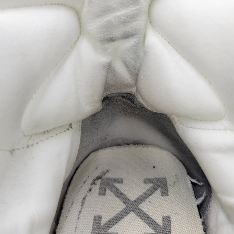 【中古品】【メンズ】 OFF-WHITE オフホワイト WHITE HI TOP SNEAKERS ホワイト ハイ トップ スニーカー 靴 162-260801-as-05-izu サイズ：42 カラー：ホワイト系 万代Net店