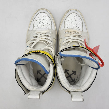 【中古品】【メンズ】 OFF-WHITE オフホワイト WHITE HI TOP SNEAKERS ホワイト ハイ トップ スニーカー 靴 162-260801-as-05-izu サイズ：42 カラー：ホワイト系 万代Net店
