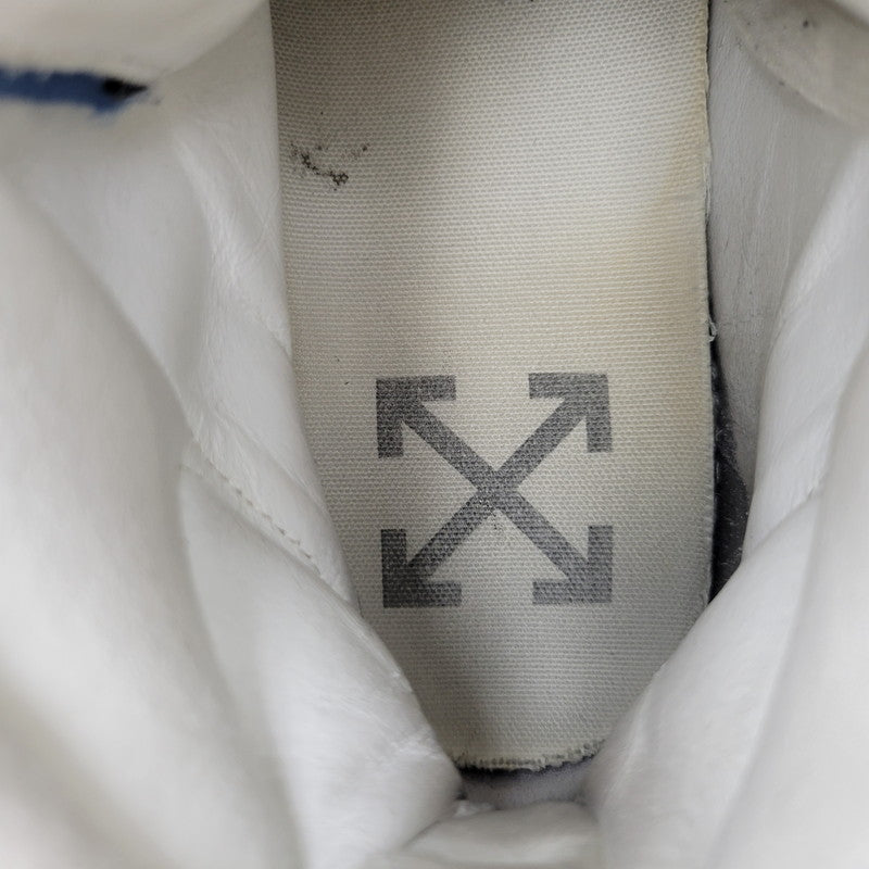【中古品】【メンズ】 OFF-WHITE オフホワイト WHITE HI TOP SNEAKERS ホワイト ハイ トップ スニーカー 靴 162-260801-as-05-izu サイズ：42 カラー：ホワイト系 万代Net店