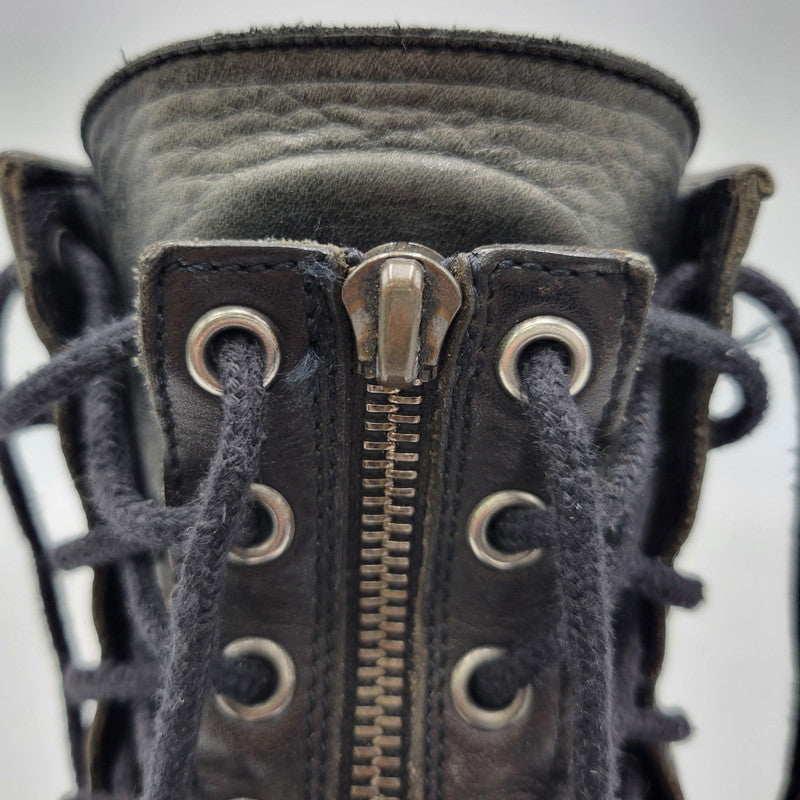 【現状渡し品】【メンズ】 LOUIS VUITTON ルイ・ヴィトン FIREMAN BOOTS ファイヤーマンブーツ 靴 179-260801-as-07-izu サイズ：7 1/2 カラー：ブラック 万代Net店