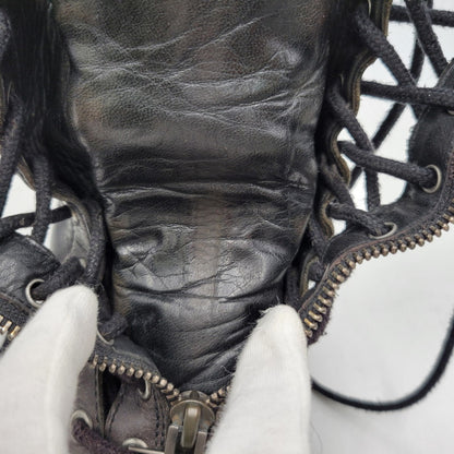 【現状渡し品】【メンズ】 LOUIS VUITTON ルイ・ヴィトン FIREMAN BOOTS ファイヤーマンブーツ 靴 179-260801-as-07-izu サイズ：7 1/2 カラー：ブラック 万代Net店